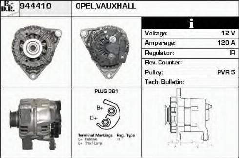 EDR 944410 - Генератор autosila-amz.com