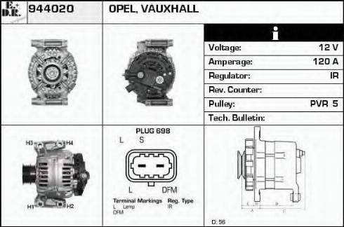 EDR 944020 - Генератор autosila-amz.com