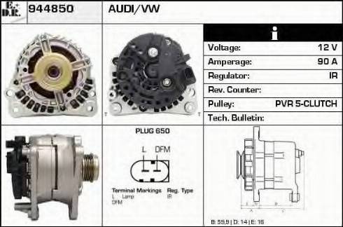 EDR 944850 - Генератор autosila-amz.com