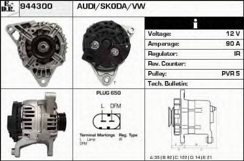 EDR 944300 - Генератор autosila-amz.com