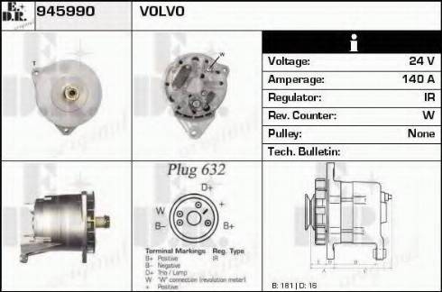 EDR 945990 - Генератор autosila-amz.com