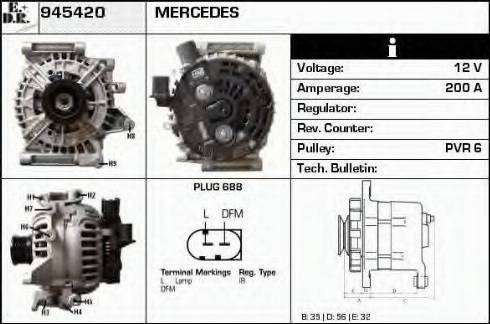 EDR 945420 - Генератор autosila-amz.com