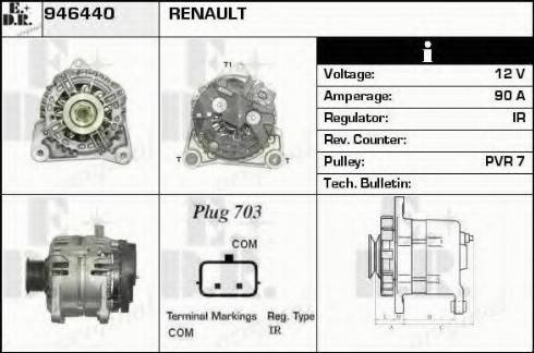 EDR 946440 - Генератор autosila-amz.com