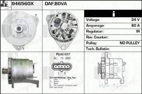 EDR 946560X - Генератор autosila-amz.com