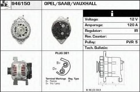 EDR 946150 - Генератор autosila-amz.com