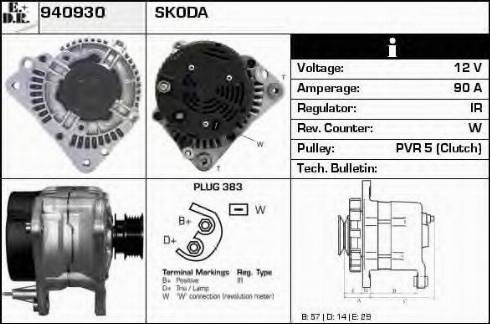 EDR 940930 - Генератор autosila-amz.com