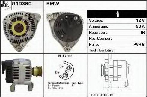 EDR 940380 - Генератор autosila-amz.com