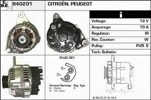 EDR 940201 - Генератор autosila-amz.com