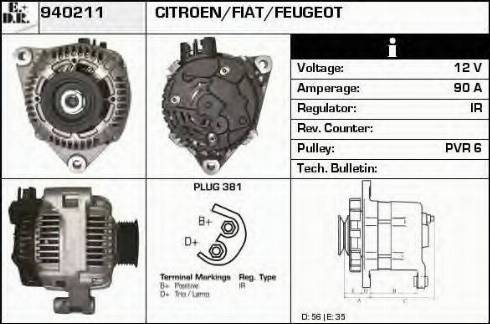 EDR 940211 - Генератор autosila-amz.com