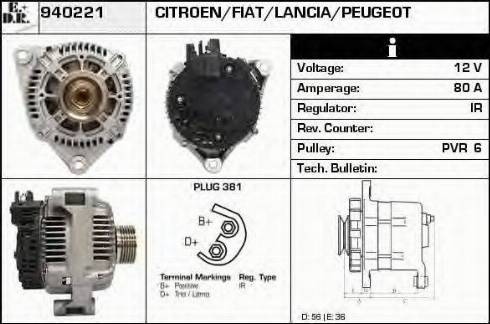 EDR 940221 - Генератор autosila-amz.com