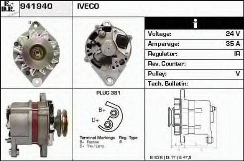 EDR 941940 - Генератор autosila-amz.com