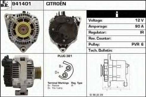 EDR 941401 - Генератор autosila-amz.com