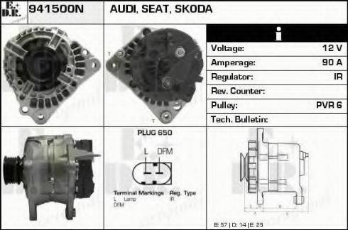 EDR 941500N - Генератор autosila-amz.com