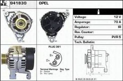 EDR 941830 - Генератор autosila-amz.com