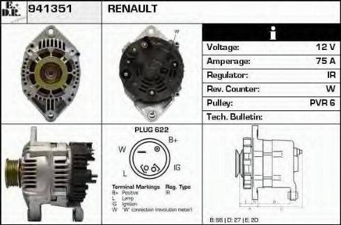 EDR 941351 - Генератор autosila-amz.com