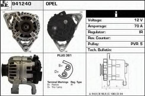 EDR 941240 - Генератор autosila-amz.com