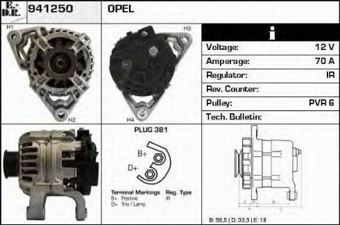 EDR 941250 - Генератор autosila-amz.com