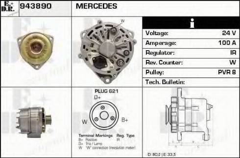 EDR 943890 - Генератор autosila-amz.com