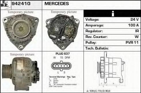 EDR 942410 - Генератор autosila-amz.com