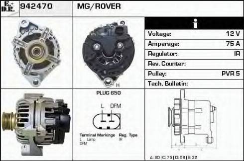 EDR 942470 - Генератор autosila-amz.com