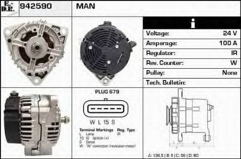 EDR 942590 - Генератор autosila-amz.com