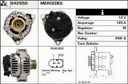 EDR 942550 - Генератор autosila-amz.com