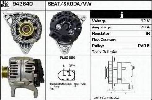 EDR 942640 - Генератор autosila-amz.com