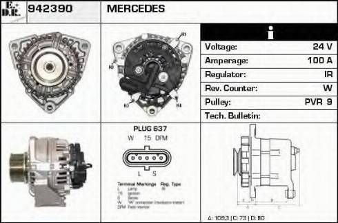 EDR 942390 - Генератор autosila-amz.com