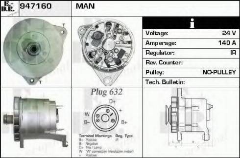 EDR 947160 - Генератор autosila-amz.com