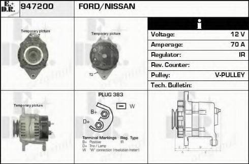 EDR 947200 - Генератор autosila-amz.com