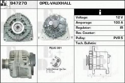 EDR 947270 - Генератор autosila-amz.com