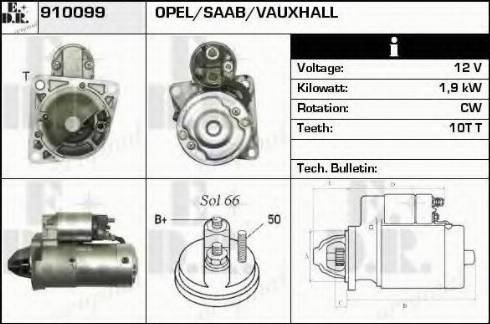 EDR 910099 - Стартер autosila-amz.com