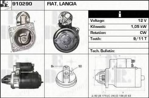 EDR 910290 - Стартер autosila-amz.com