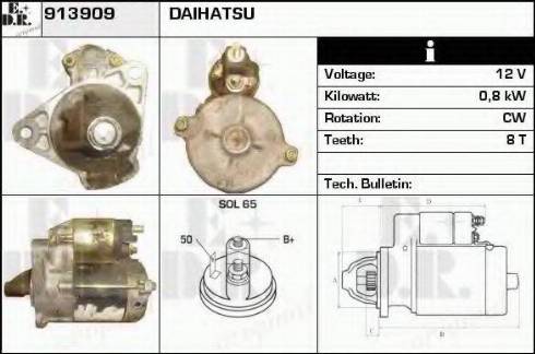 EDR 913909 - Стартер autosila-amz.com