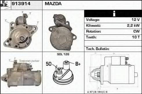 EDR 913914 - Стартер autosila-amz.com