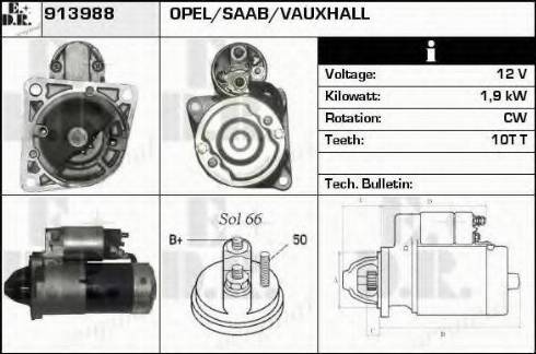 EDR 913988 - Стартер autosila-amz.com