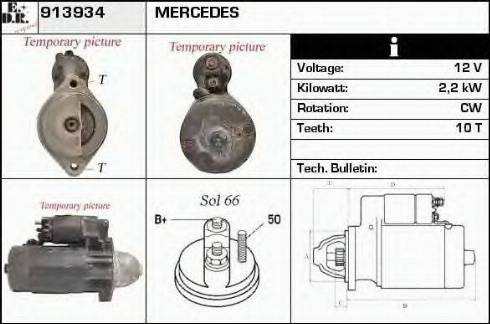 EDR 913934 - Стартер autosila-amz.com