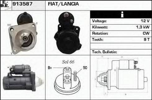 EDR 913587 - Стартер autosila-amz.com