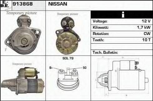 EDR 913868 - Стартер autosila-amz.com