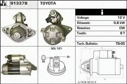 EDR 913379 - Стартер autosila-amz.com