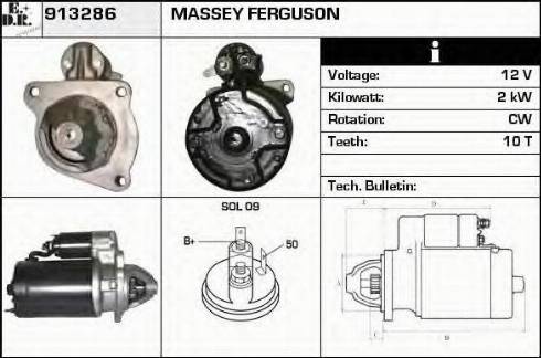 EDR 913286 - Стартер autosila-amz.com