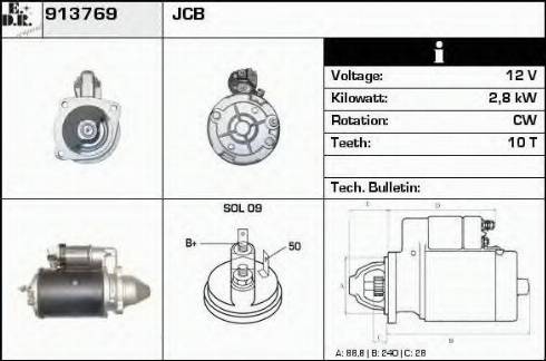 EDR 913769 - Стартер autosila-amz.com