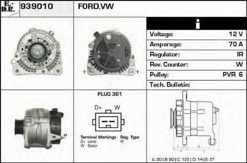 EDR 939010 - Генератор autosila-amz.com