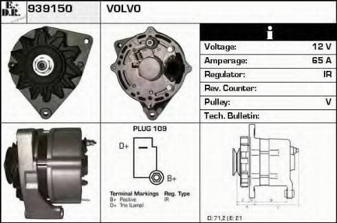 EDR 939150 - Генератор autosila-amz.com