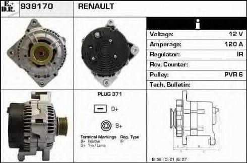 EDR 939170 - Генератор autosila-amz.com