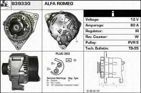 EDR 939330 - Генератор autosila-amz.com