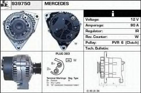 EDR 939750 - Генератор autosila-amz.com