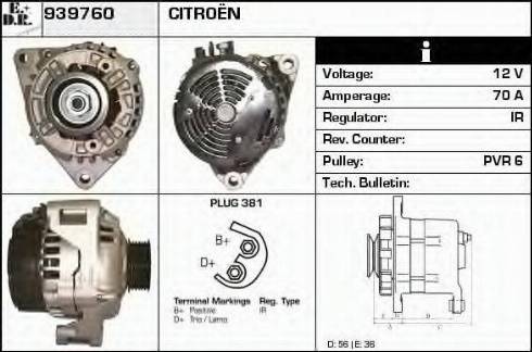 EDR 939760 - Генератор autosila-amz.com