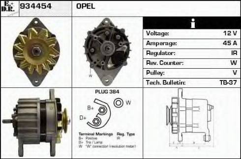 EDR 934454 - Генератор autosila-amz.com