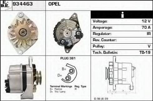 EDR 934463 - Генератор autosila-amz.com